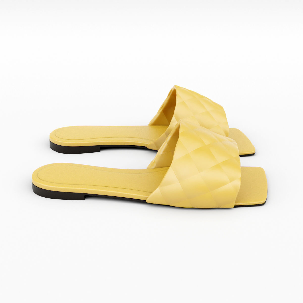 BV Flat Sandals 3D model_1