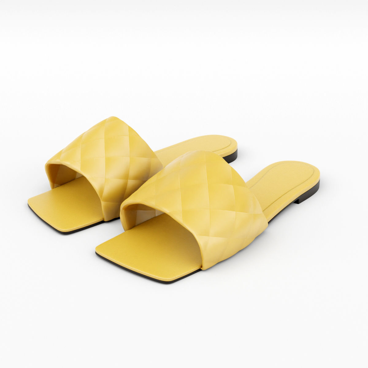 BV Flat Sandals 3D model_6