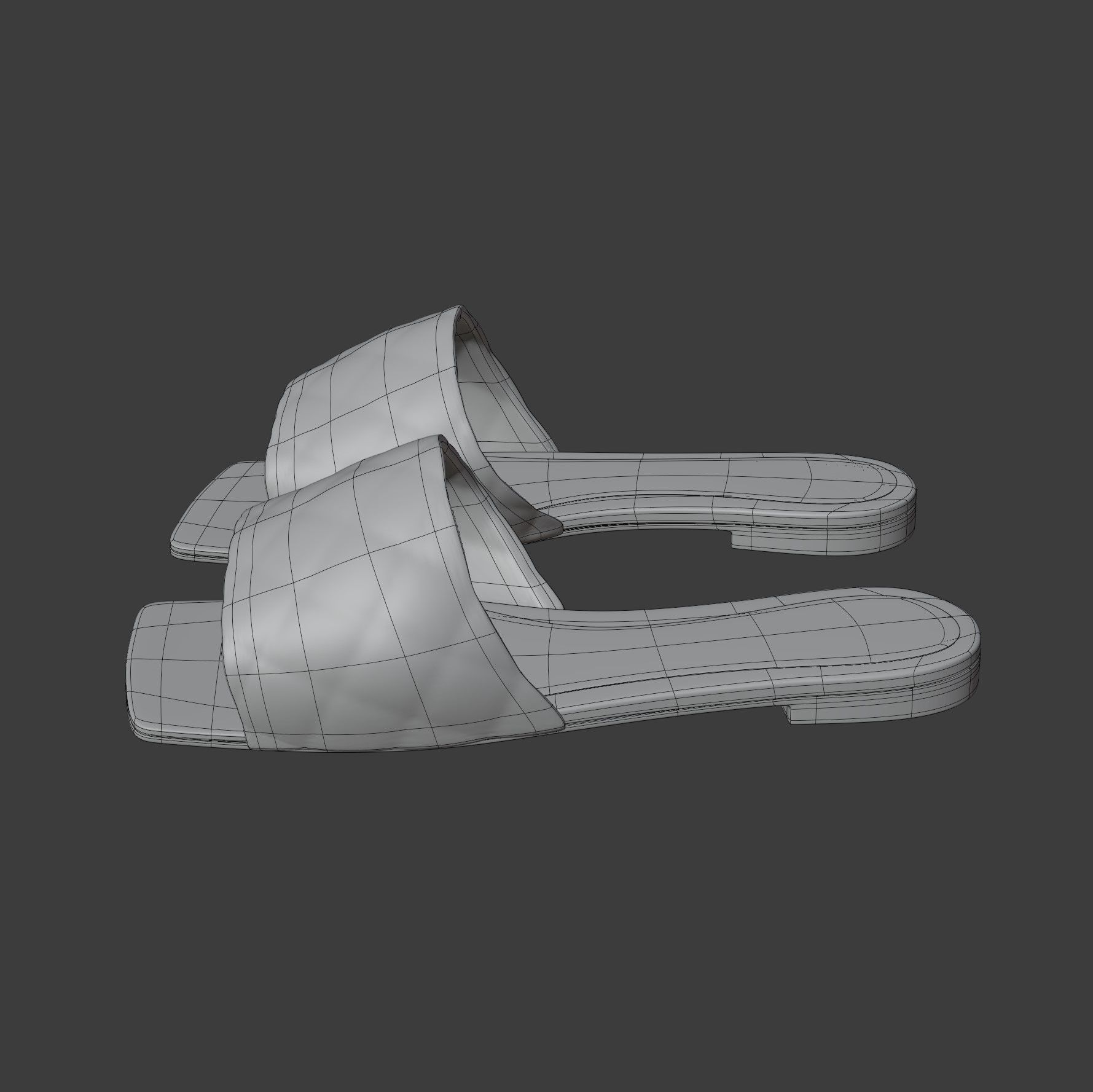 BV Flat Sandals 3D model_13