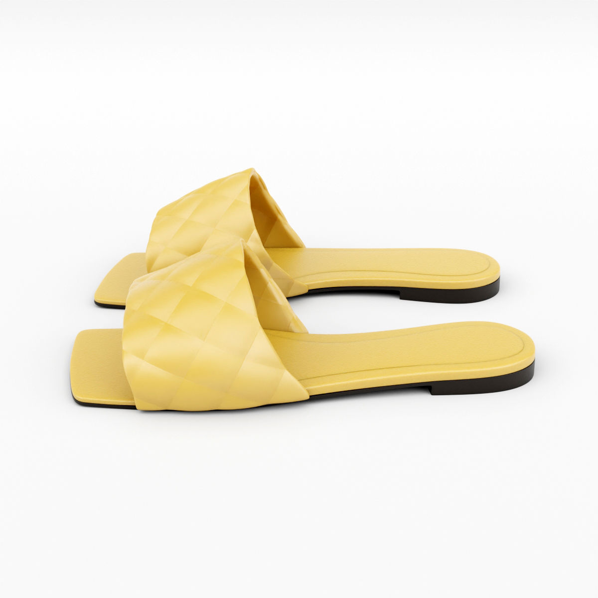 BV Flat Sandals 3D model_5