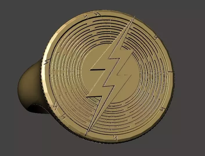 The Flash Ring 3D print model_0