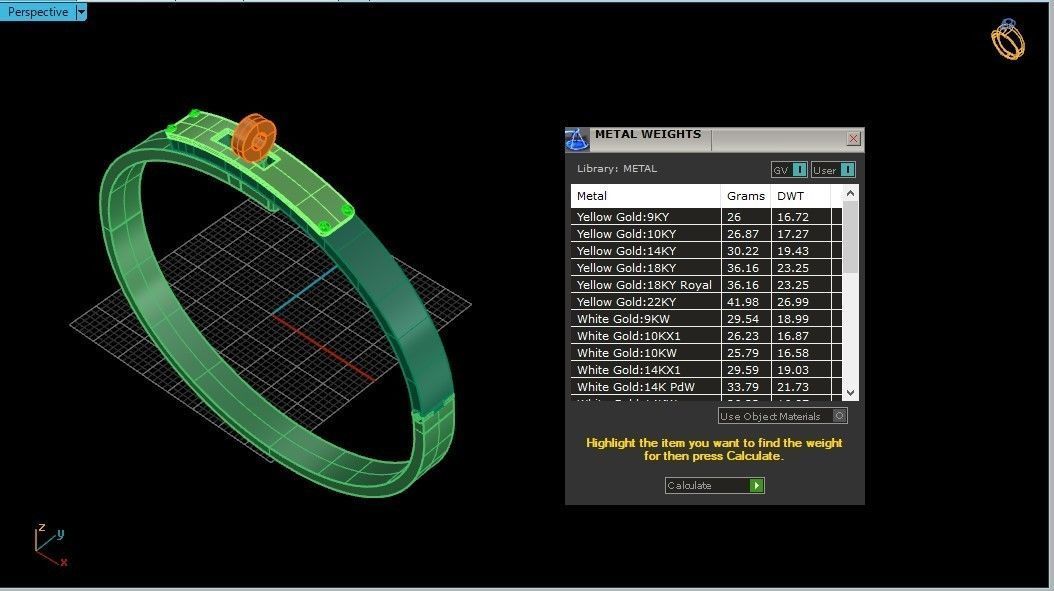 Bracelet lock Kely 3D print model_2