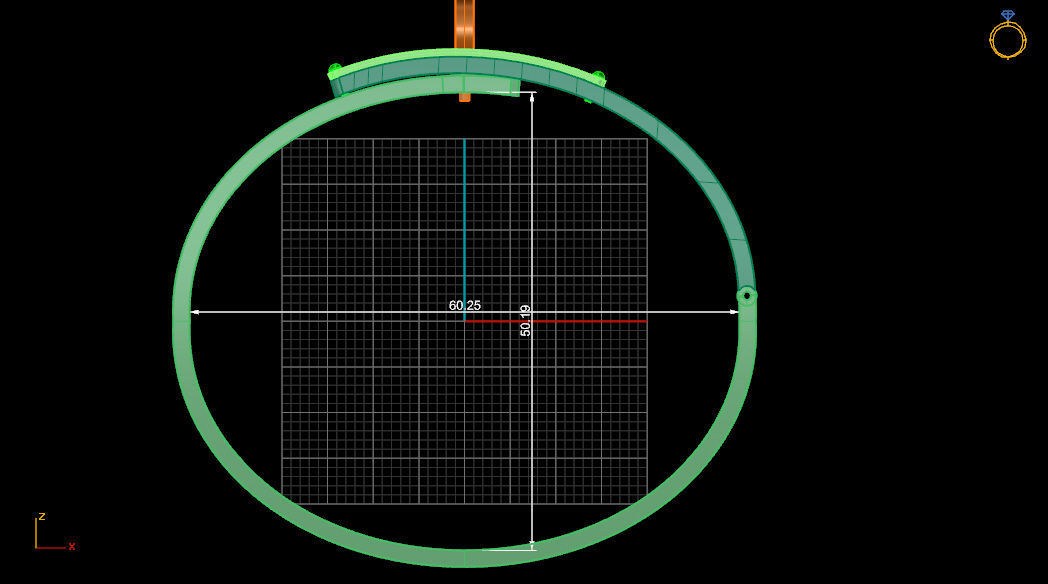 Bracelet lock Kely 3D print model_3