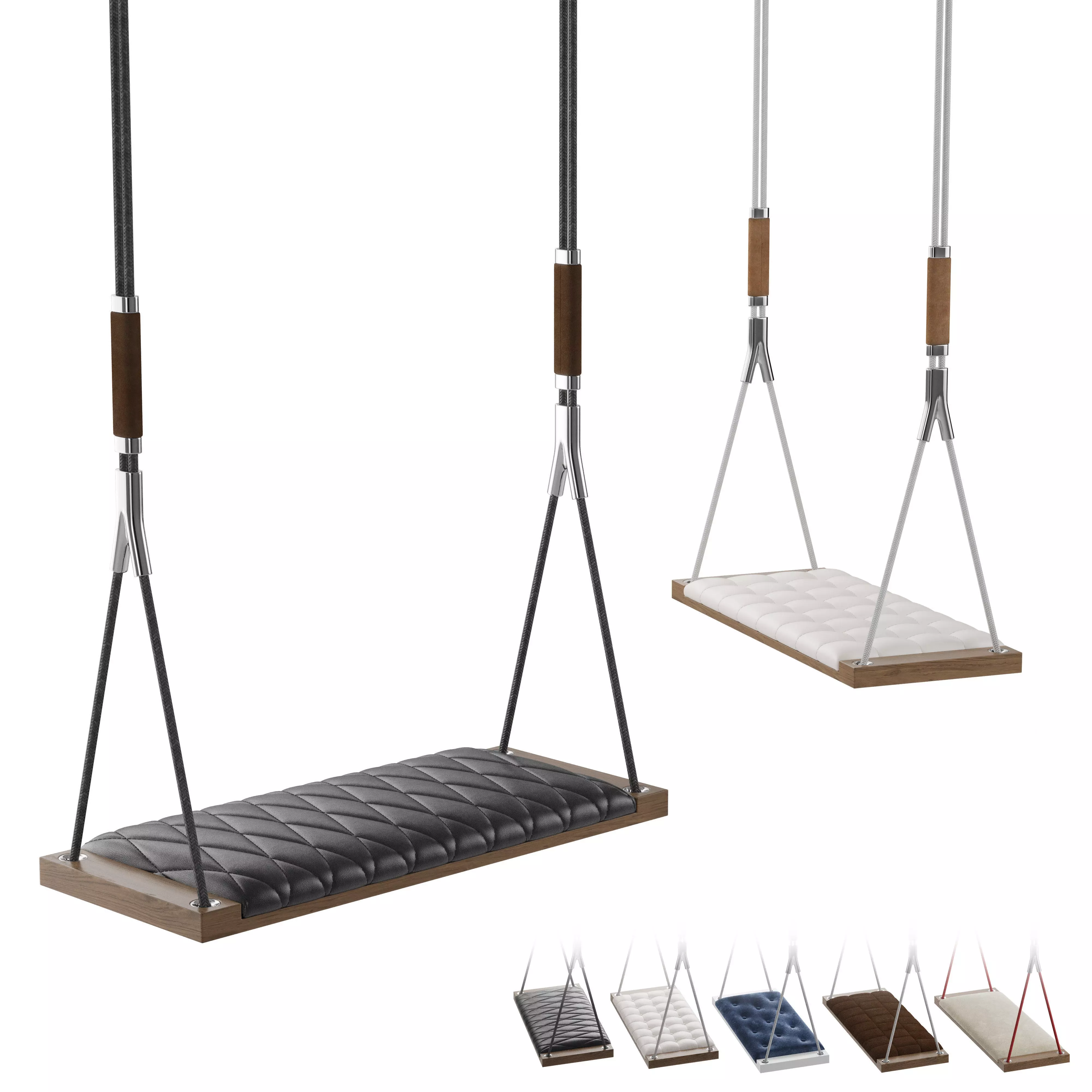 svvving swing chair - bedroom furniture sets home 3D model_0