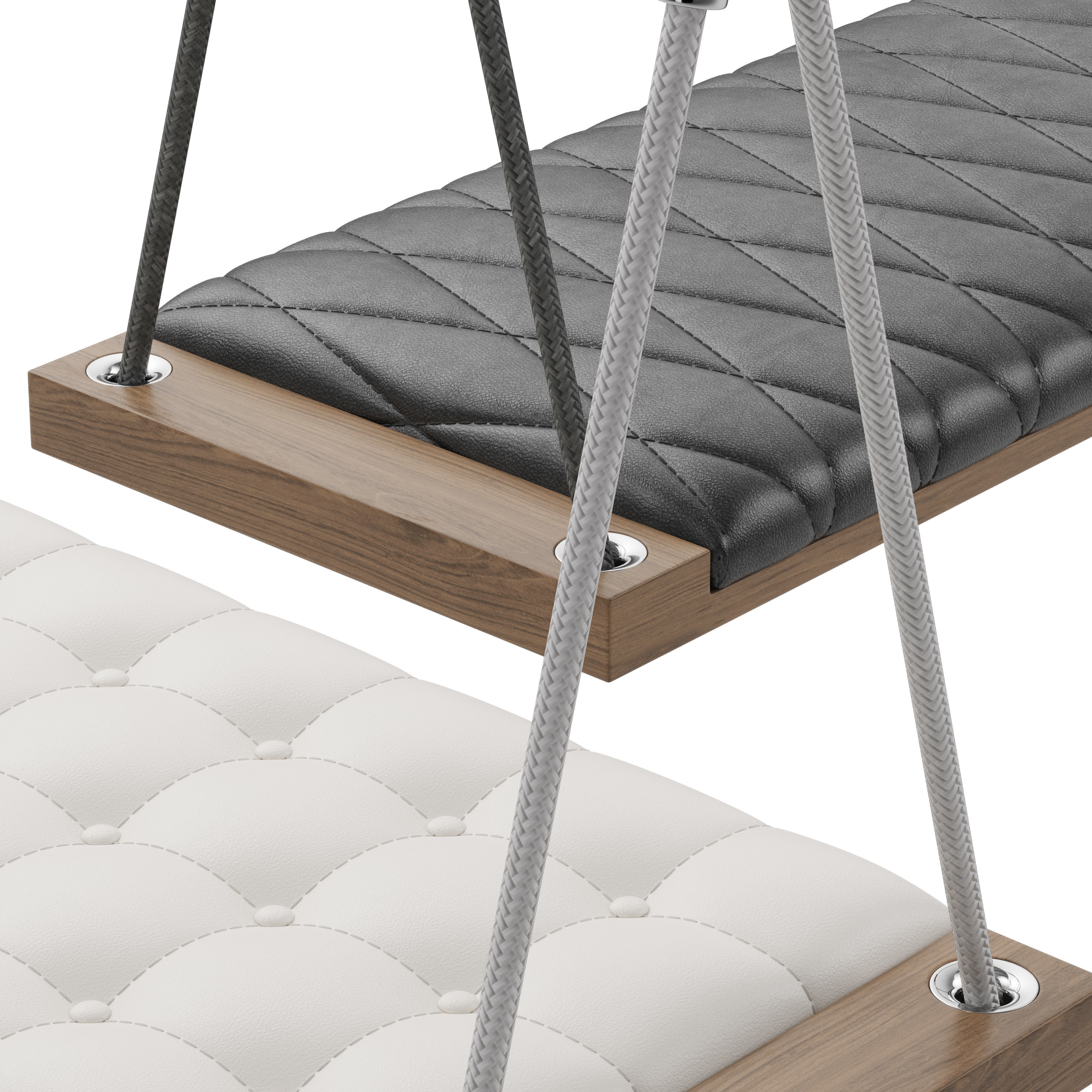 svvving swing chair - bedroom furniture sets home 3D model_4