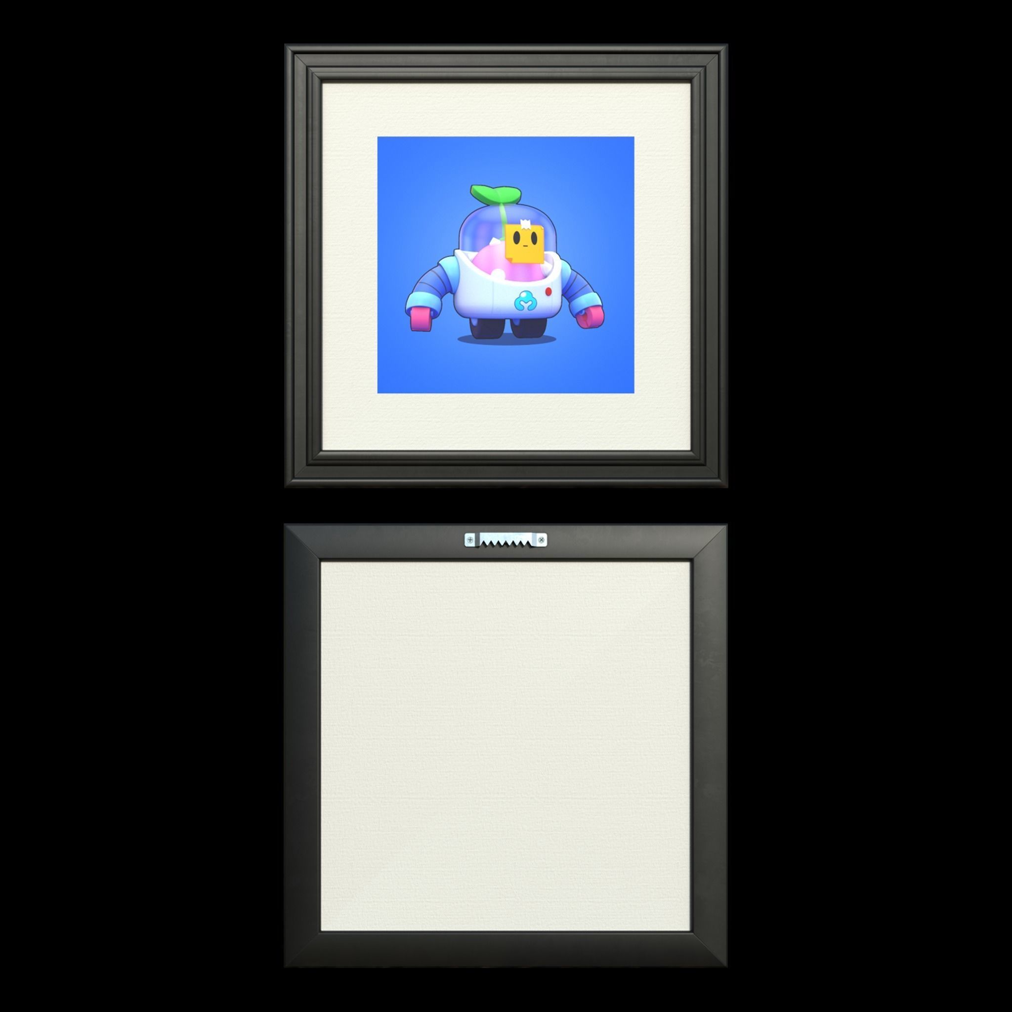 Picture Frame Low-poly 3D model_3