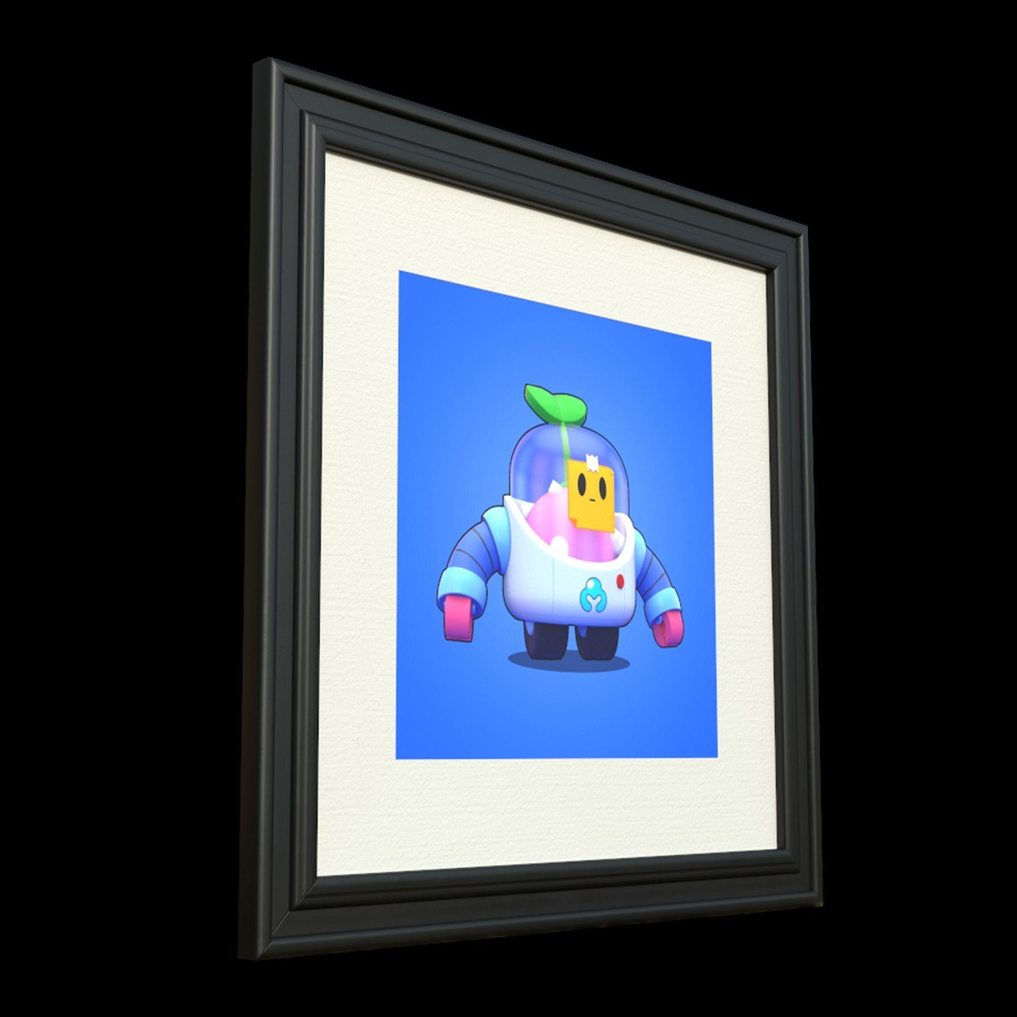 Picture Frame Low-poly 3D model_4