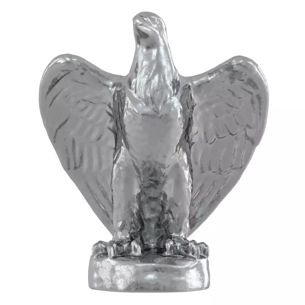 Eagle Figurine Metal 3D model_0