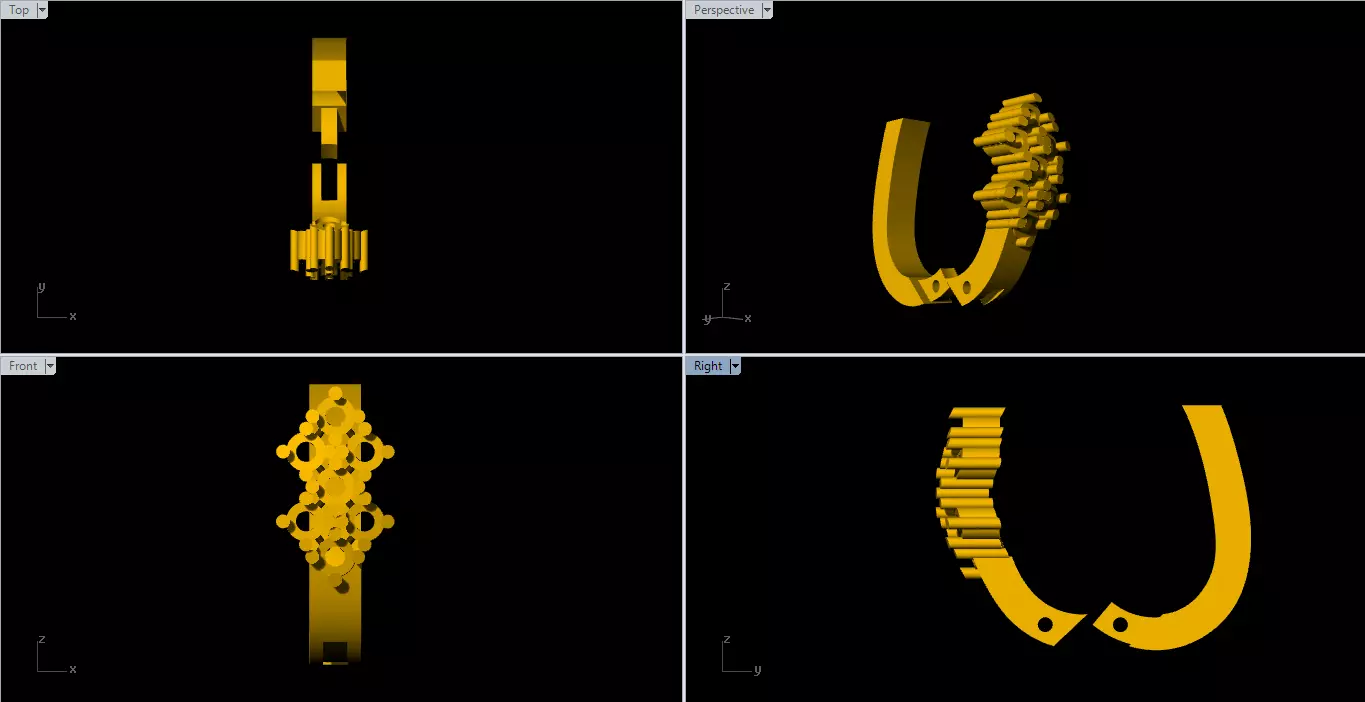 Ear Rings Bali Free 3D print model