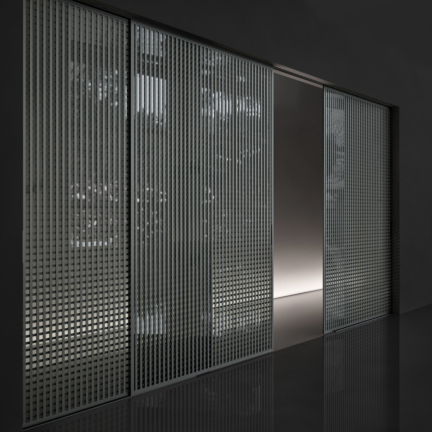 Rimadesio sliding doors 3D model_1