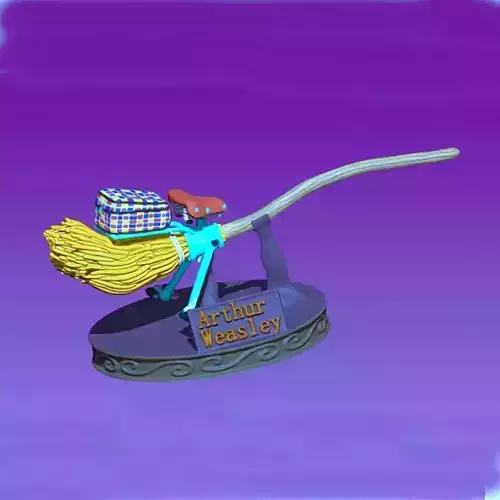 Arthur Weasley magic broom