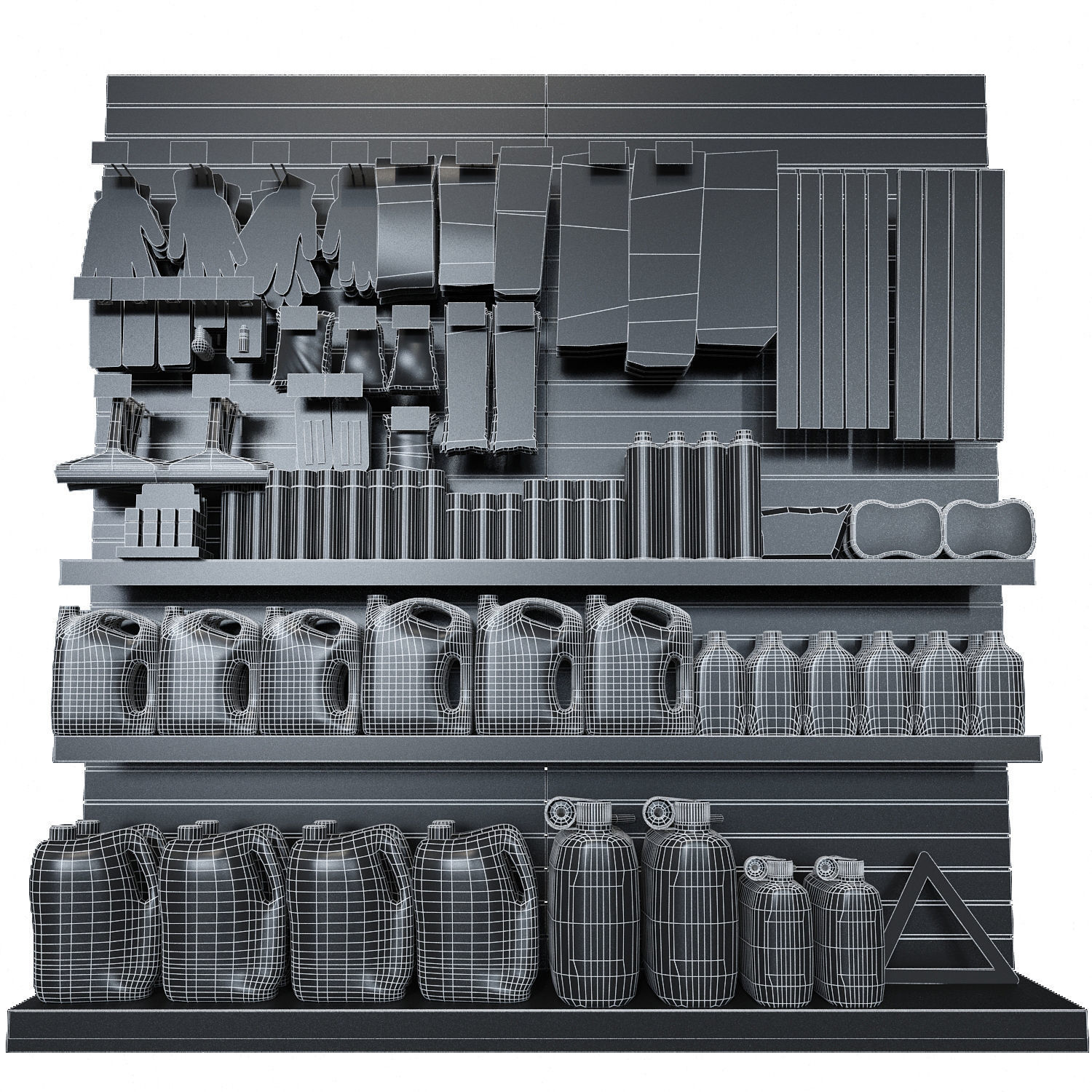Car accessories 3D model | CGTrader