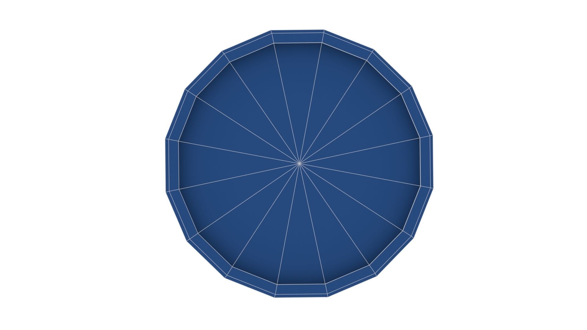 Wooden Barrel Low-poly 3D model_24