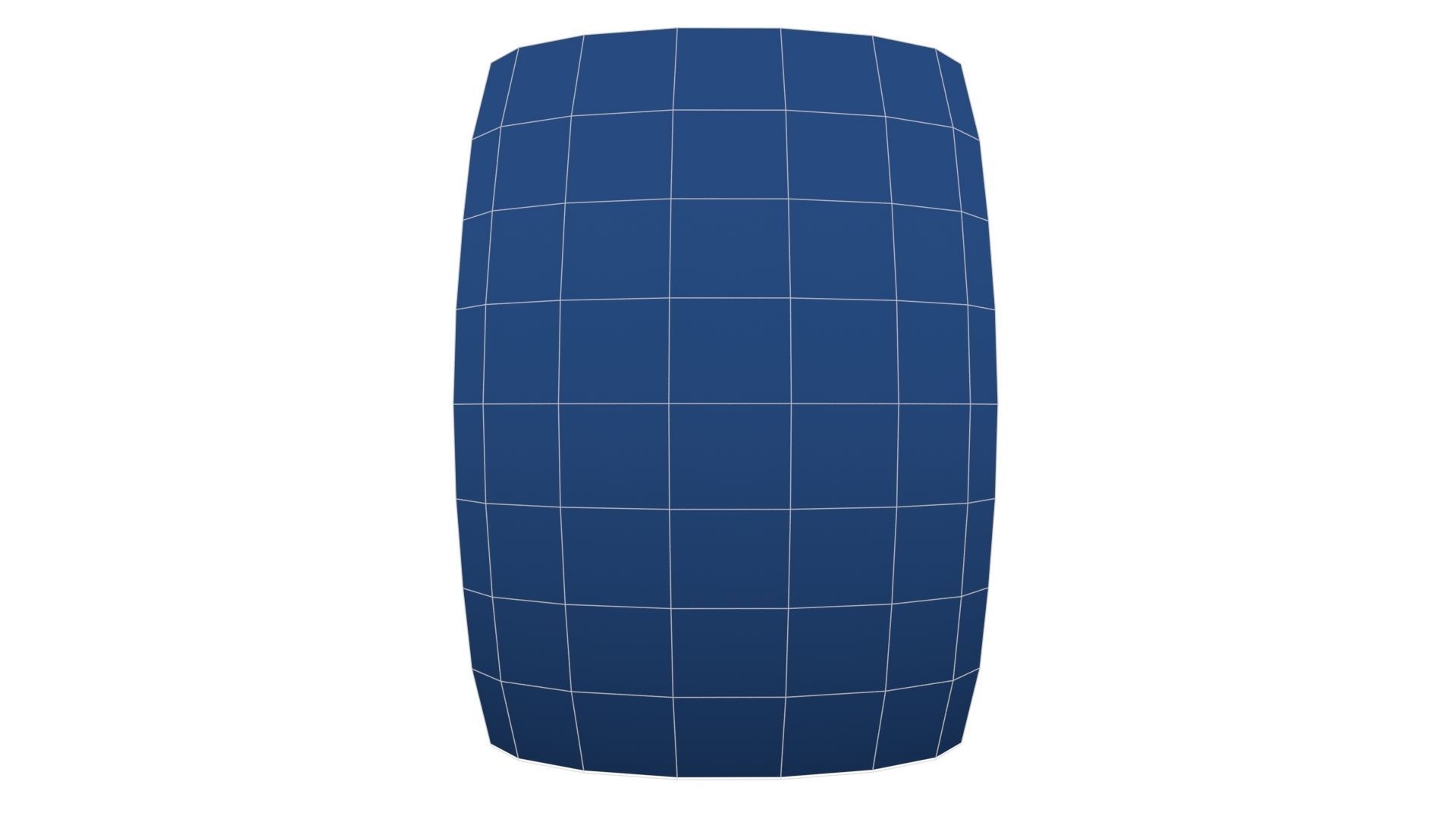 Wooden Barrel Low-poly 3D model_25