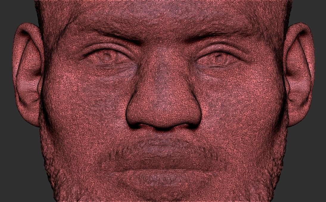 Lebron James bust for 3D printing 3D print model_30