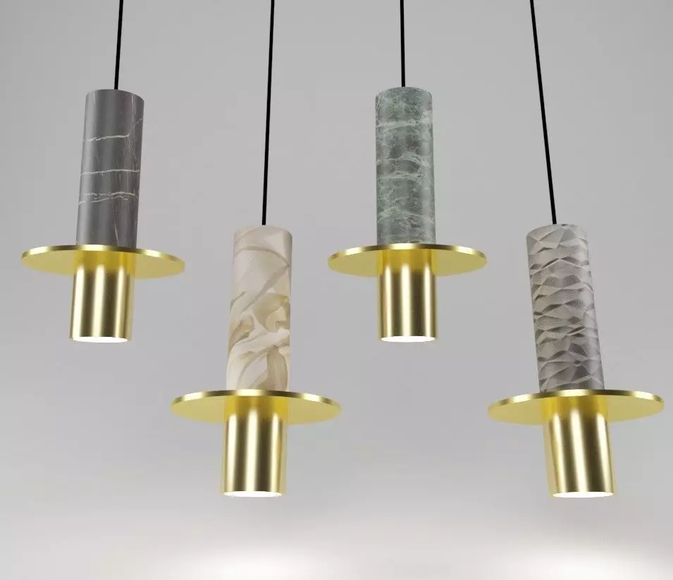 Hanging lamp 3D model_0