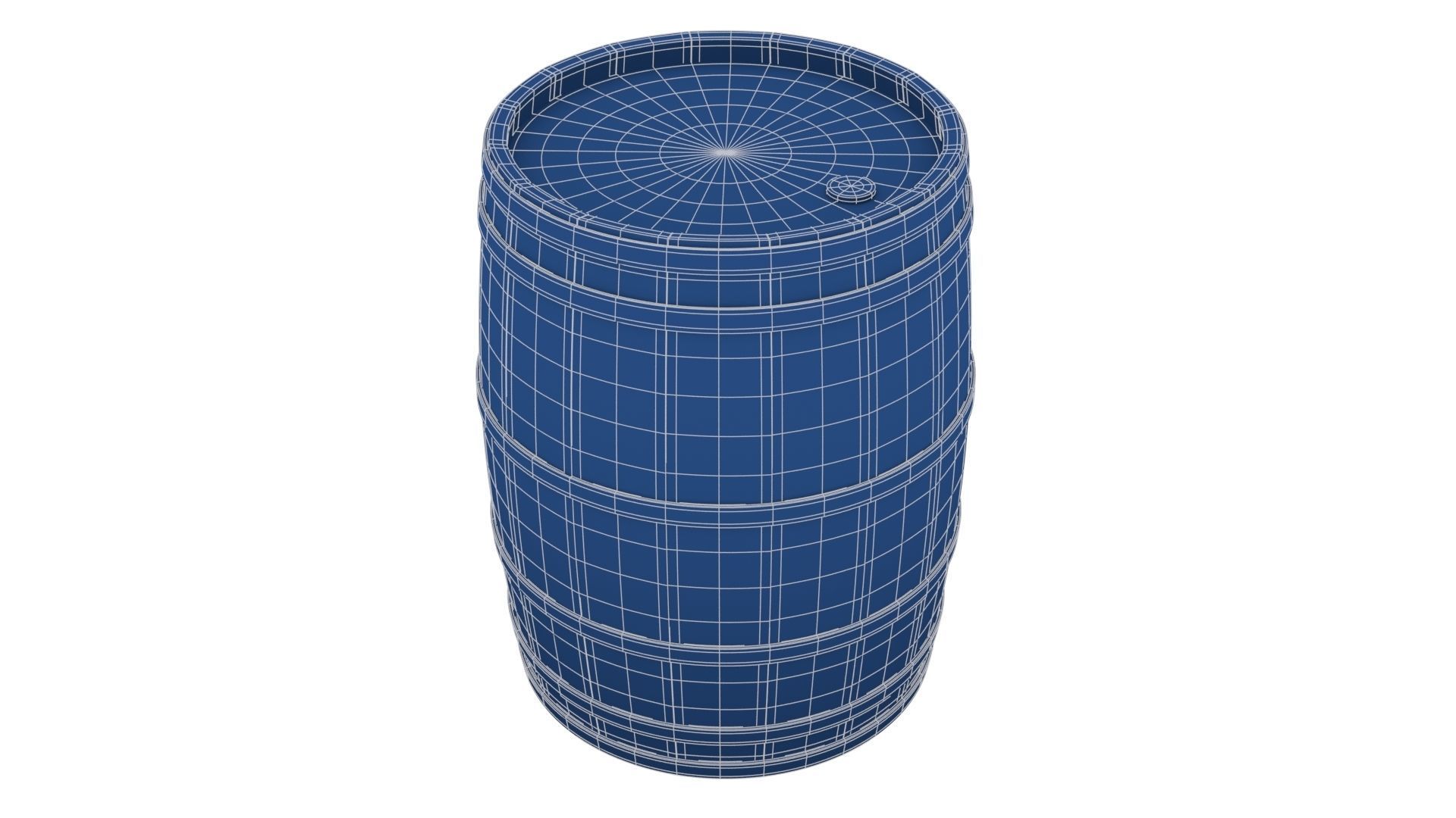 Wooden Barrel 3D model_20