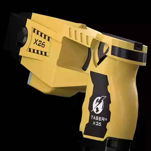 Taser Axon x26 Low-poly 3D model
