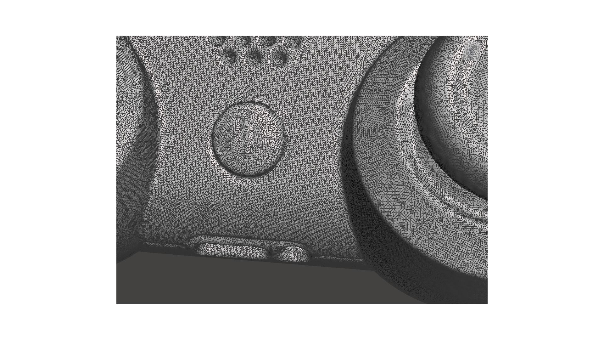 Real Joystick Sony Playstation Dualshock 3D scan 3D print model_7