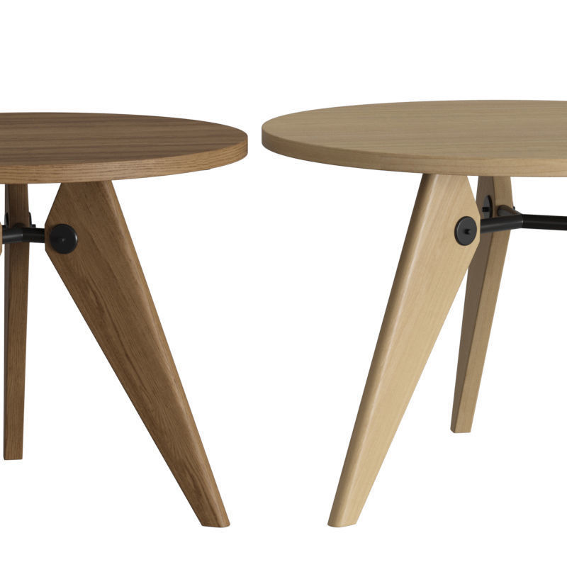 Gueridon Table 3D model_3