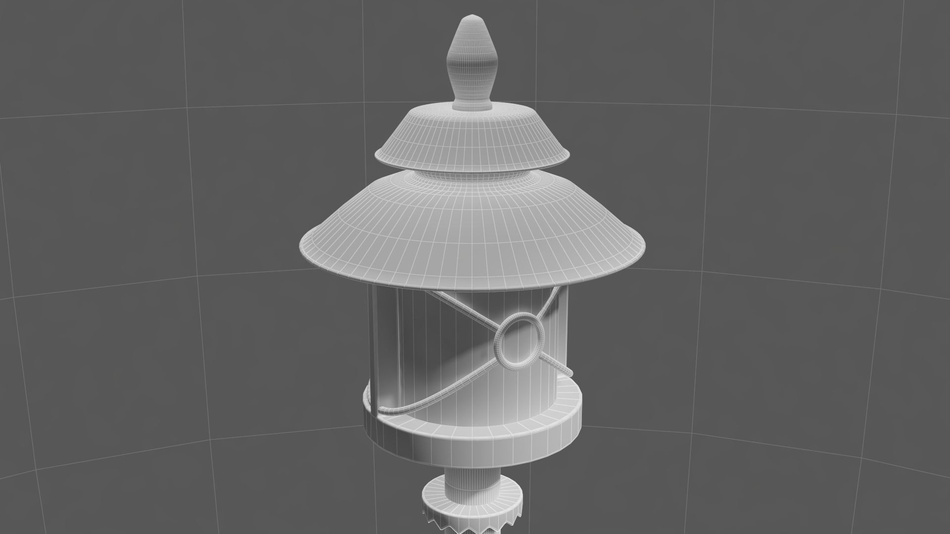 exterior lighting 3D model_6