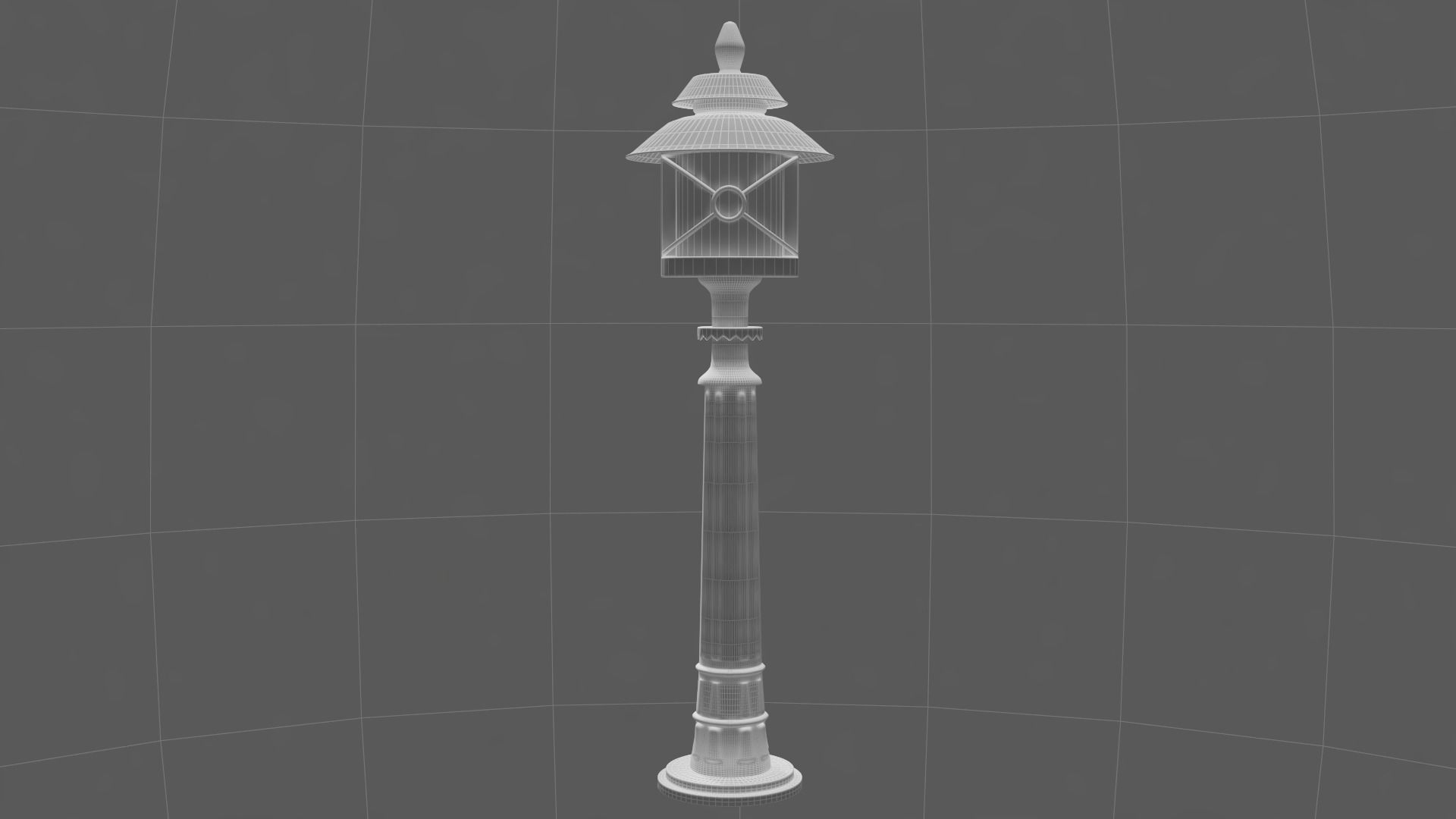 exterior lighting 3D model_5