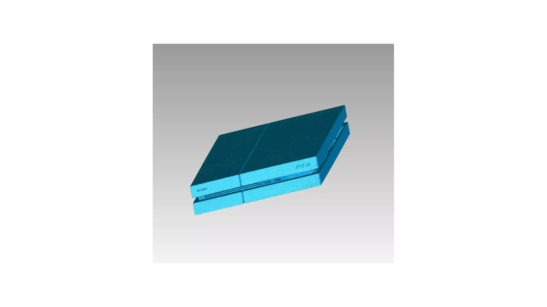 Real Sony Playstation 4 Console 3D Scan 3D print model_0
