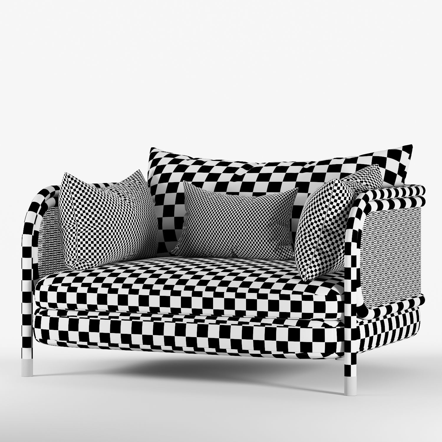 Heatherfield Chair  5 colors 3D model_2