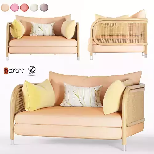 Heatherfield Chair  5 colors 3D model