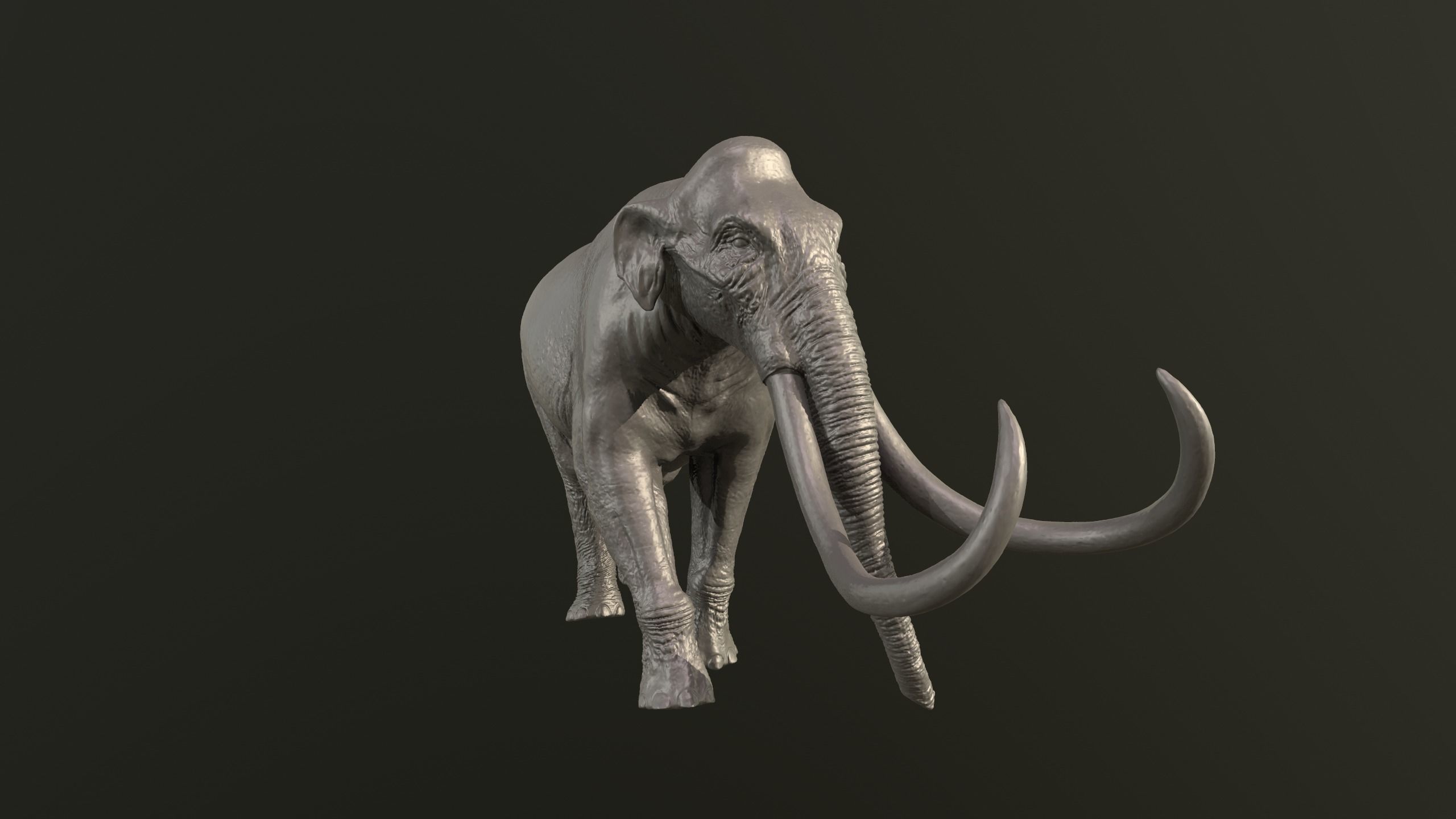 Columbian mammoth 3D print model_2