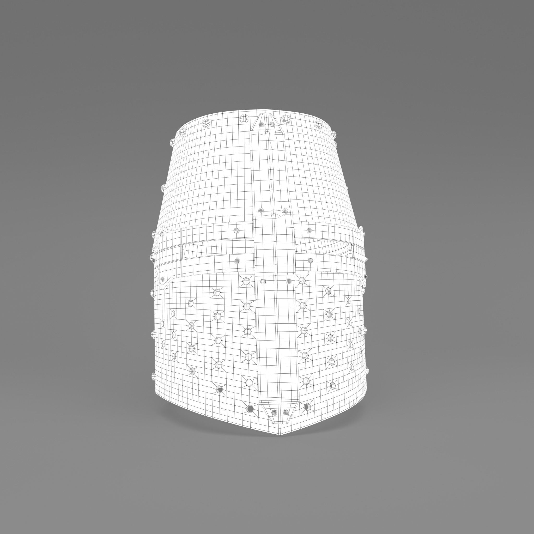 Templar Helm Free 3D model_3