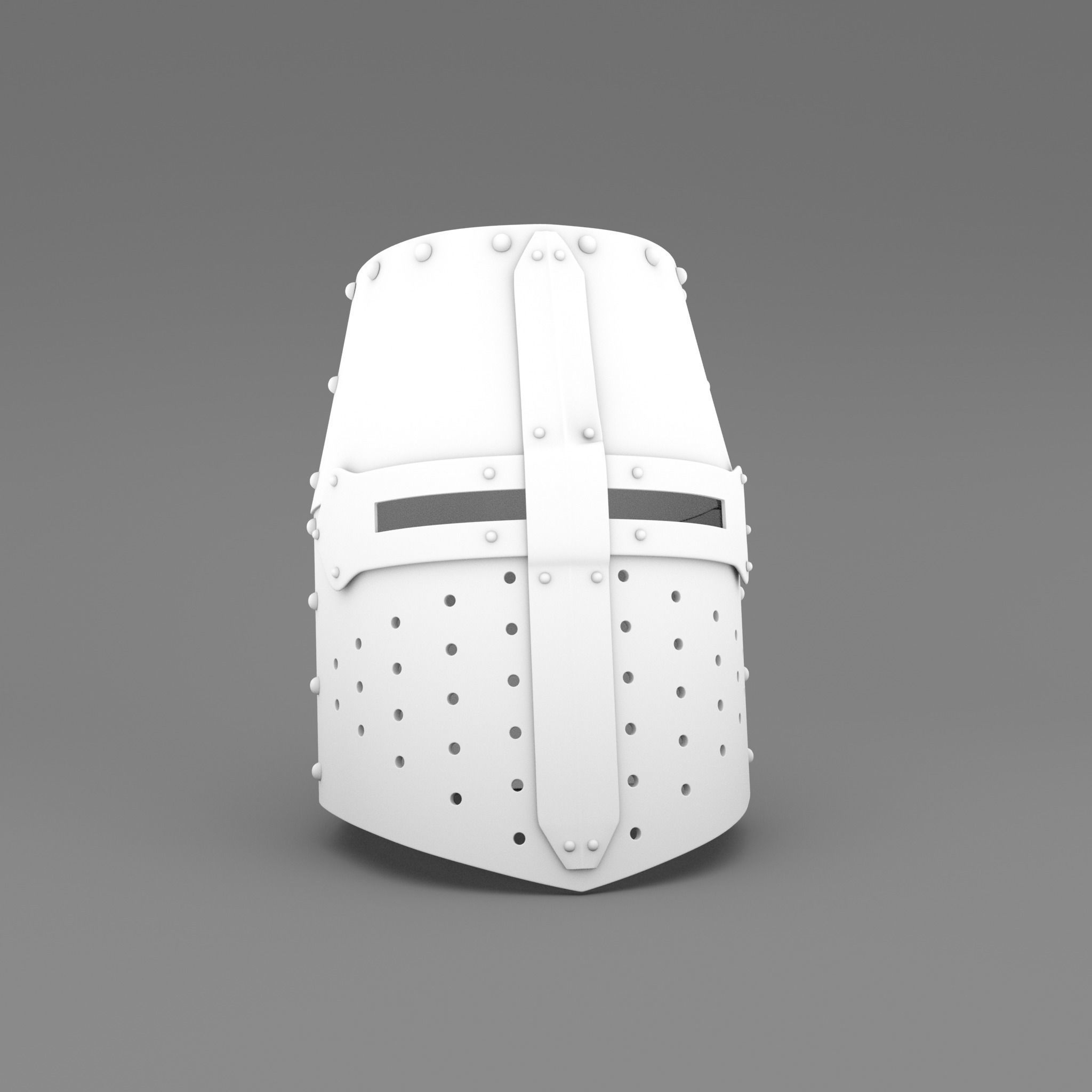 Templar Helm Free 3D model_2