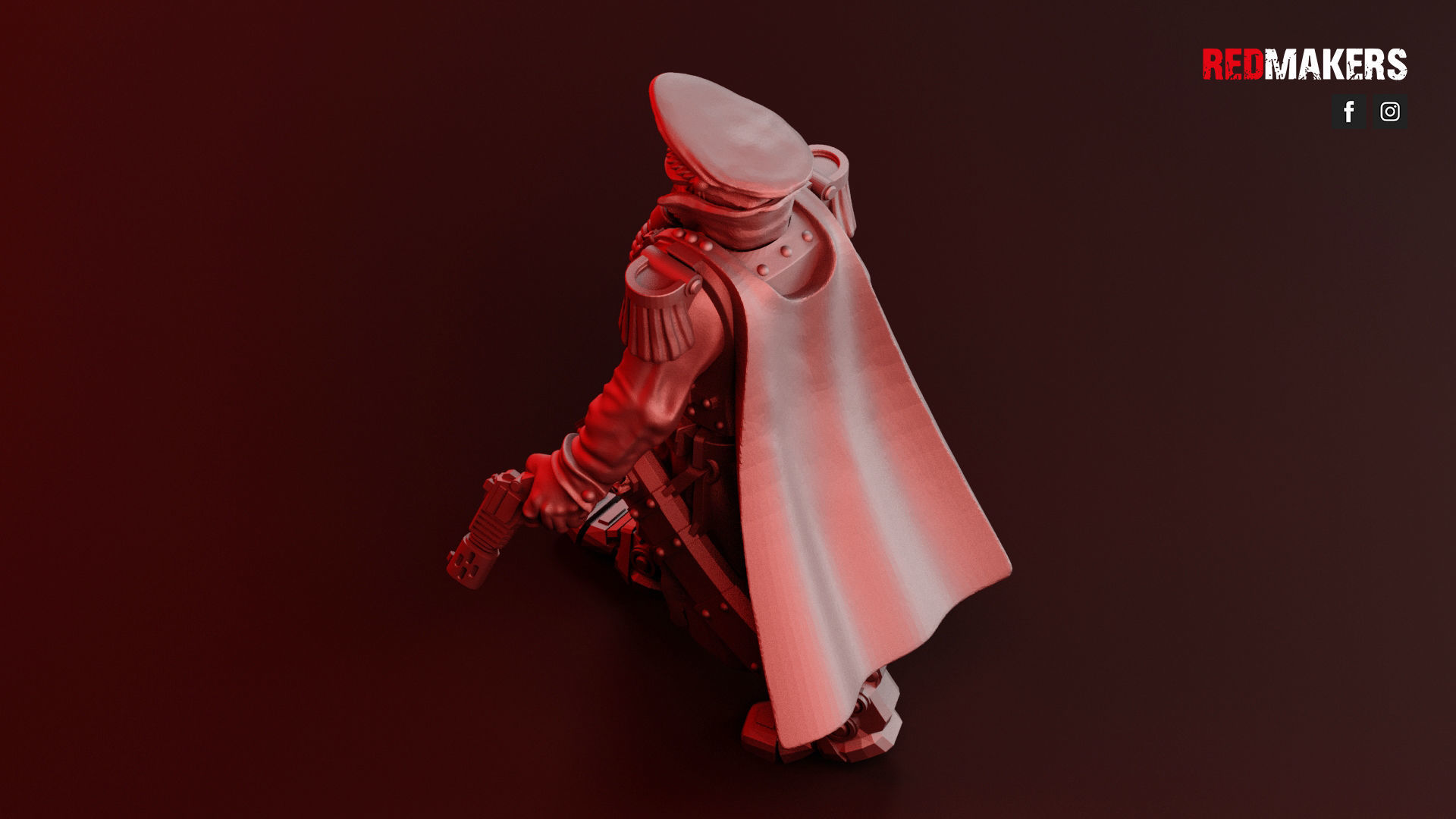 Commissar of the Imperial Force Free 3D print model_4