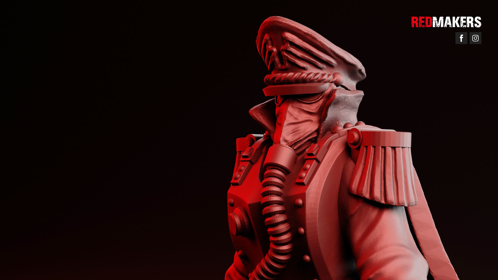 Commissar of the Imperial Force Free 3D print model_2