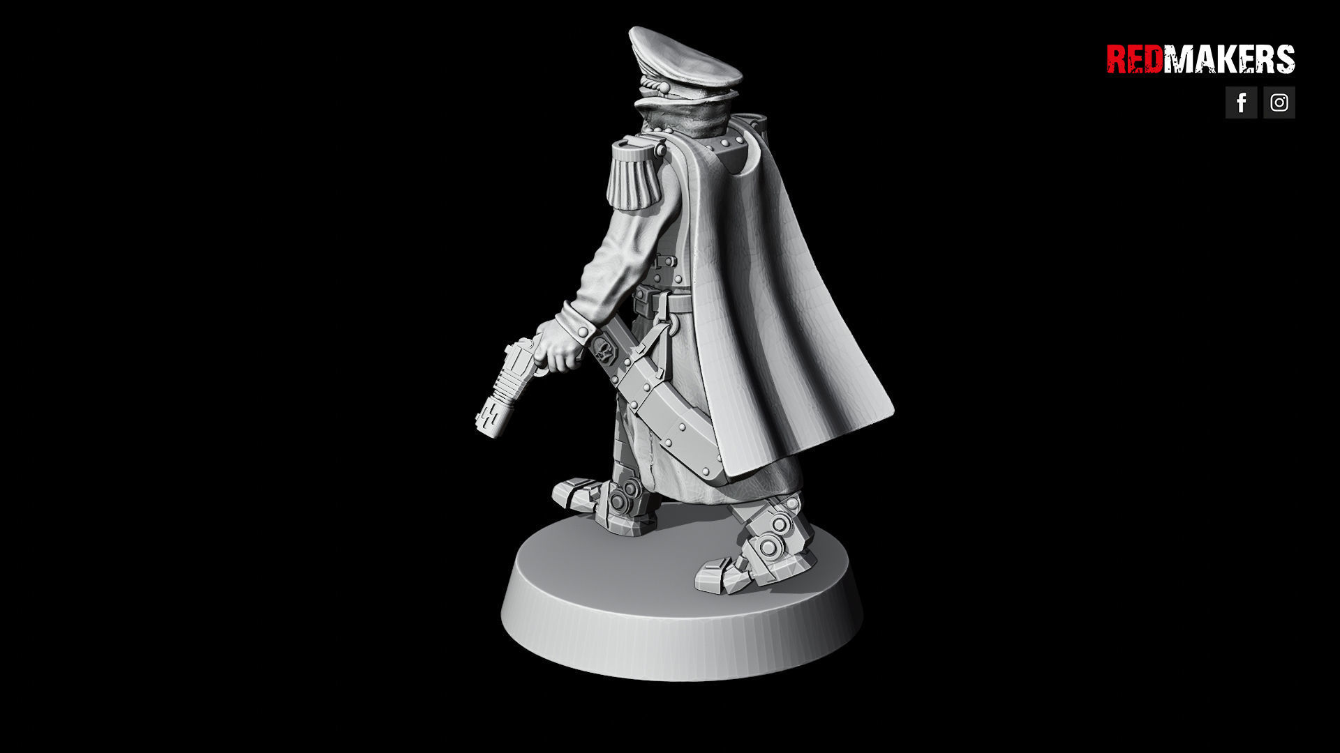 Commissar of the Imperial Force Free 3D print model_20