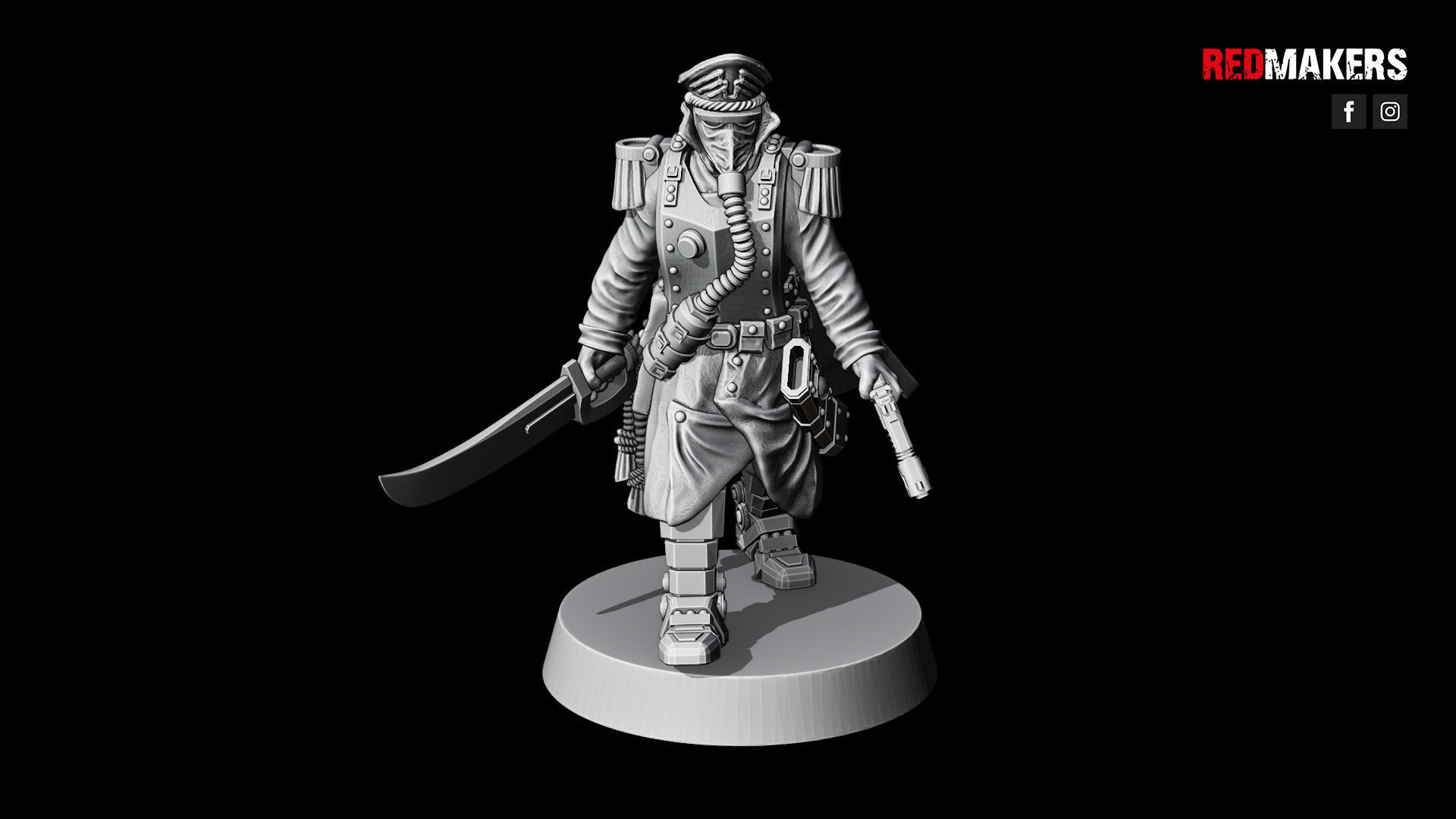 Commissar of the Imperial Force Free 3D print model_18