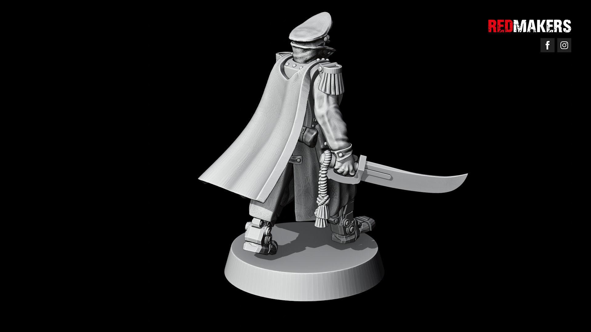 Commissar of the Imperial Force Free 3D print model_21