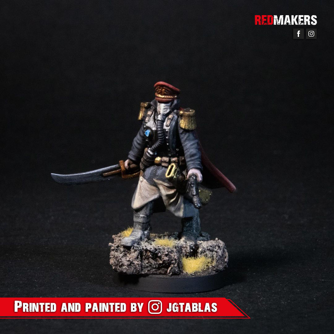 Commissar of the Imperial Force Free 3D print model_16