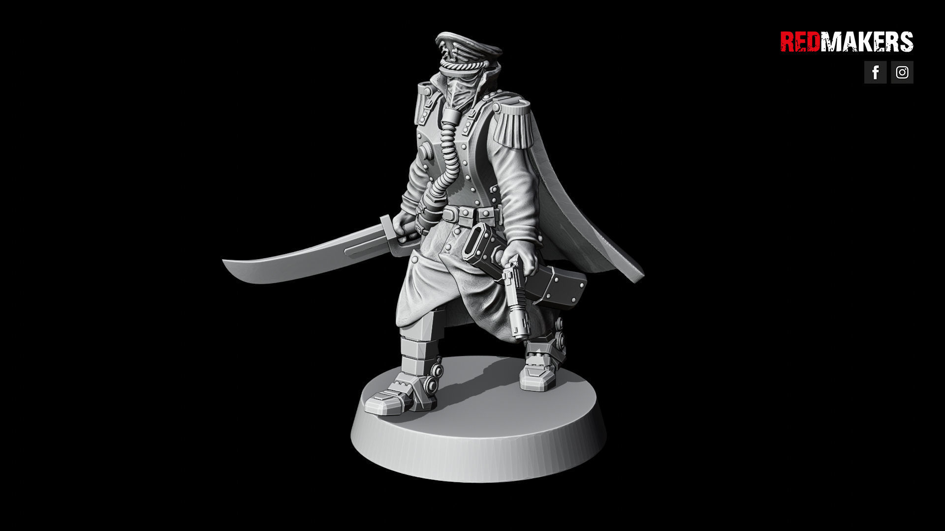 Commissar of the Imperial Force Free 3D print model_19