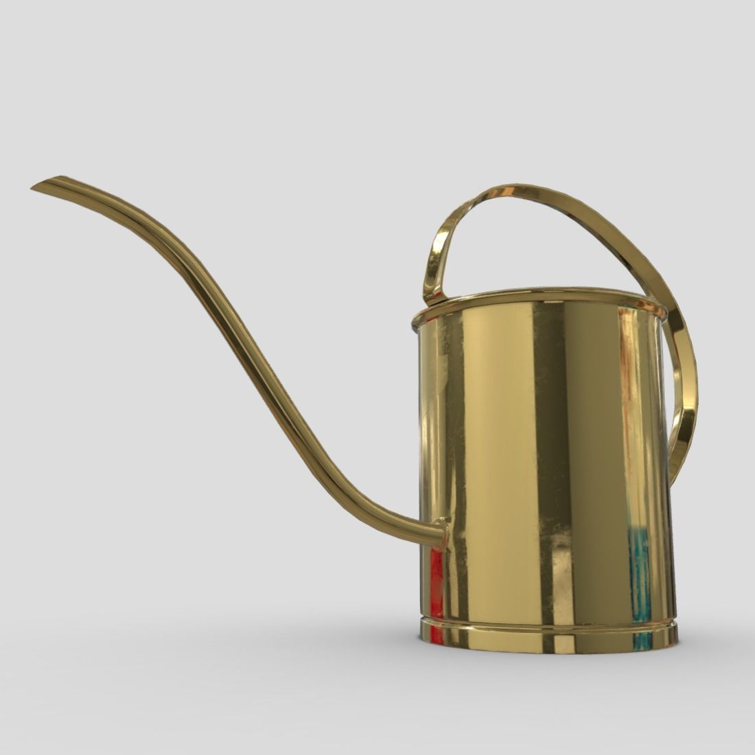 Watering Can 5  Low-poly 3D model_11
