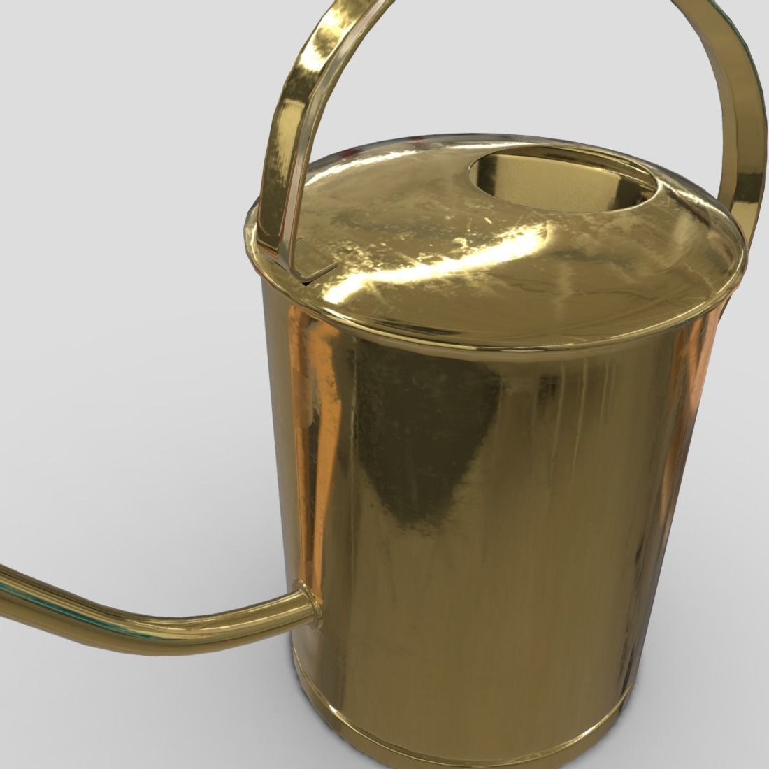 Watering Can 5  Low-poly 3D model_13