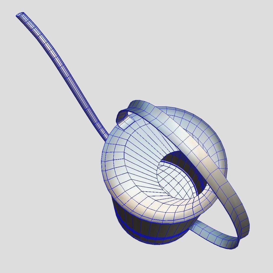 Watering Can 5  Low-poly 3D model_8