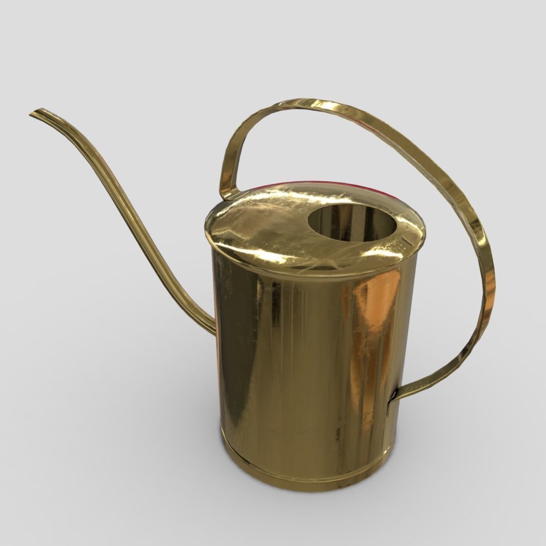Watering Can 5  Low-poly 3D model_5
