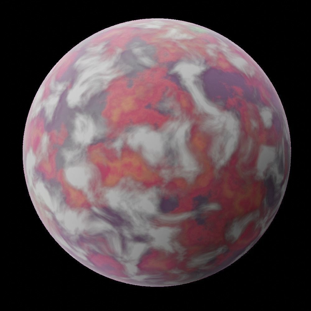 ALIEN PLANETS PACK 3D model_1