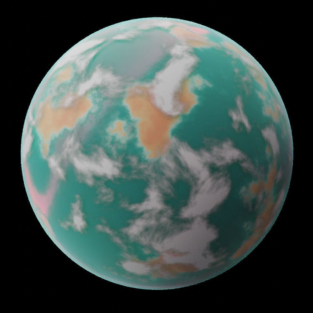 ALIEN PLANETS PACK 3D model_2