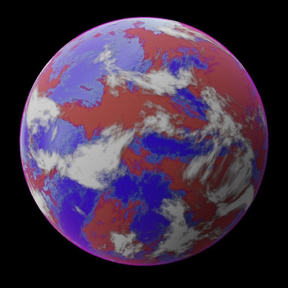 ALIEN PLANETS PACK 3D model_3