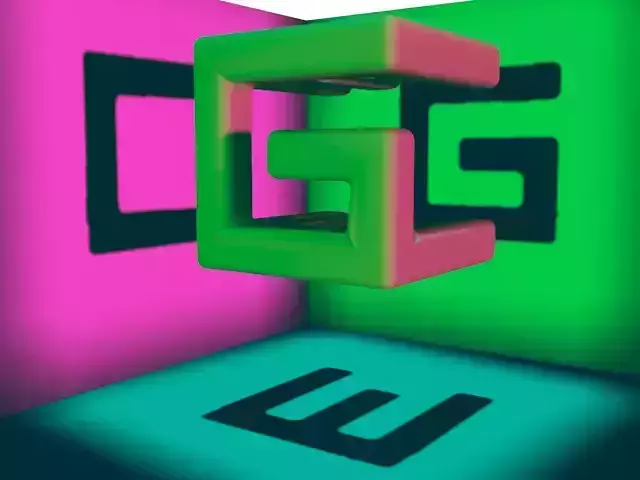 Corporate Logo Design in 3DS Max 3D model