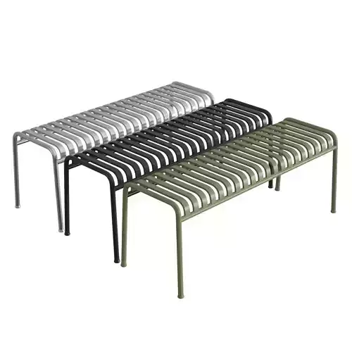 Palissade Bench 3D model