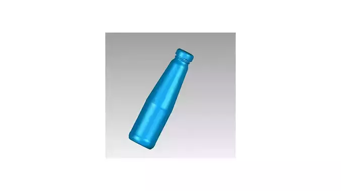 Real Korean Sauce Bottle 3D Scan 3D print model
