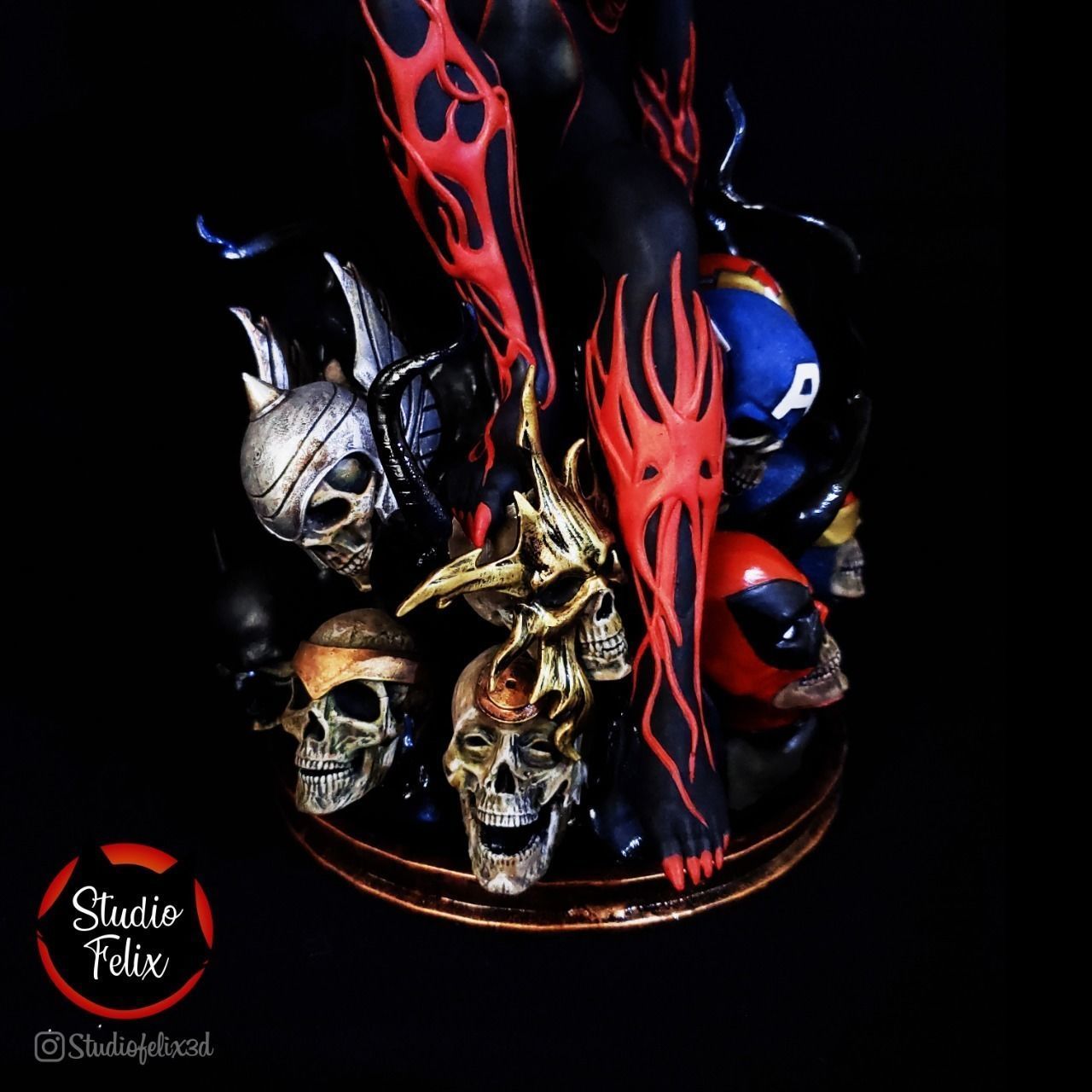 Mary Jane Venom STL 3D print model_10